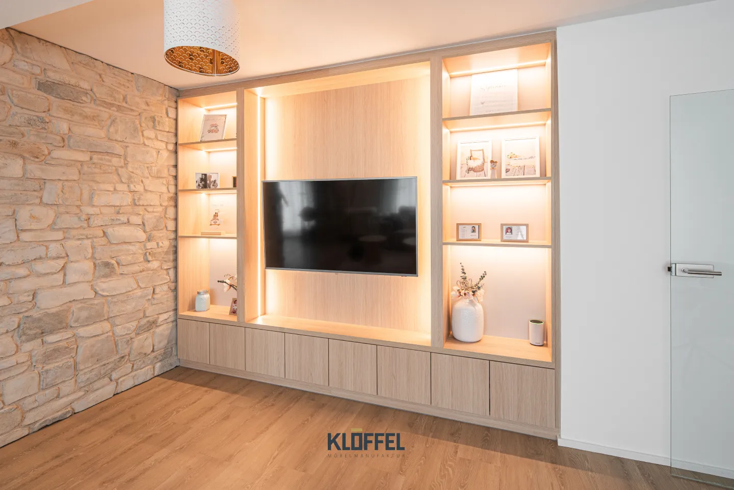 Wohnzimmer, modern, hell, Klöffel, Schreinerei, Thundorf