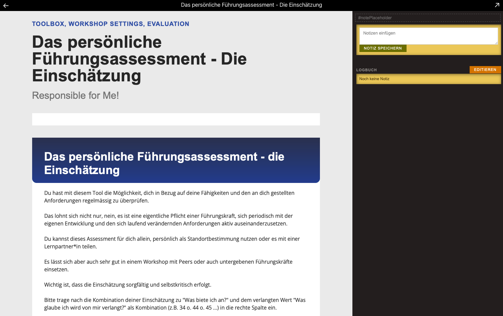 Self-Universe Ansicht