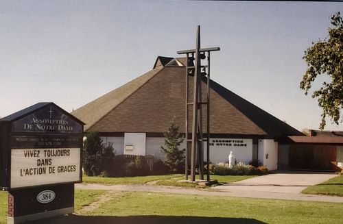 devant de l'Assomption de Notre-Dame