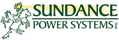 Sundance Power Systems logo with a stylized sun and green text.