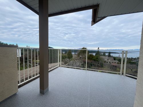 Framed Glass Railing