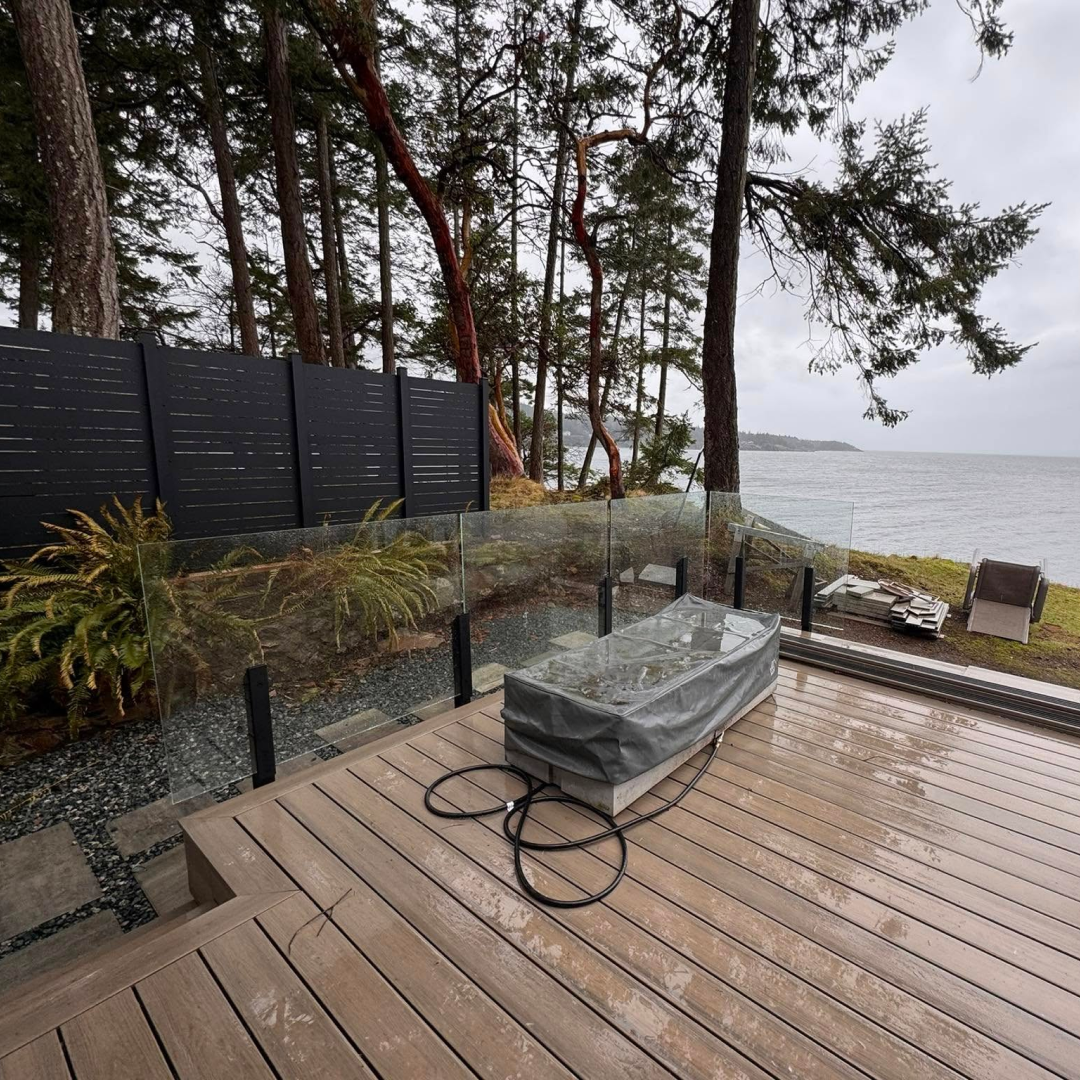 Frameless glass railings