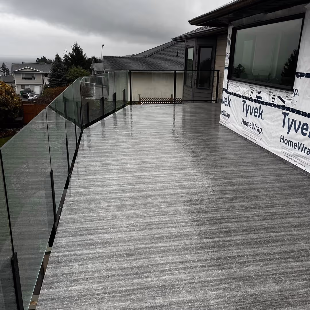 Vinyl Decking And Railing Installation