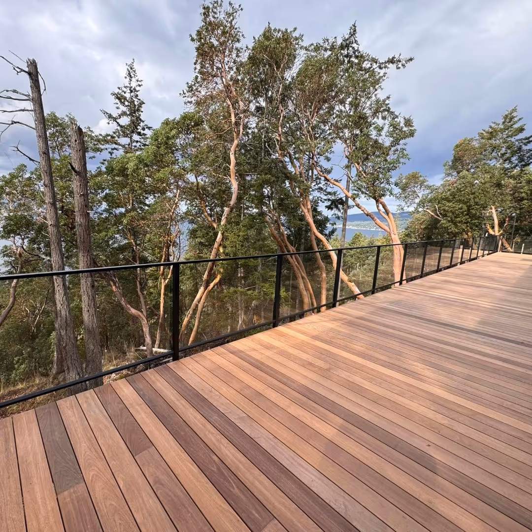 Framed Glass Railing