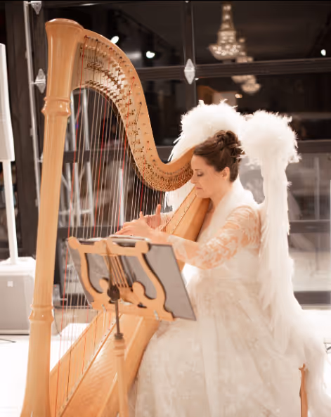Wedding dress shops Greenville SC celebrating a grand opening with local artists and vendors