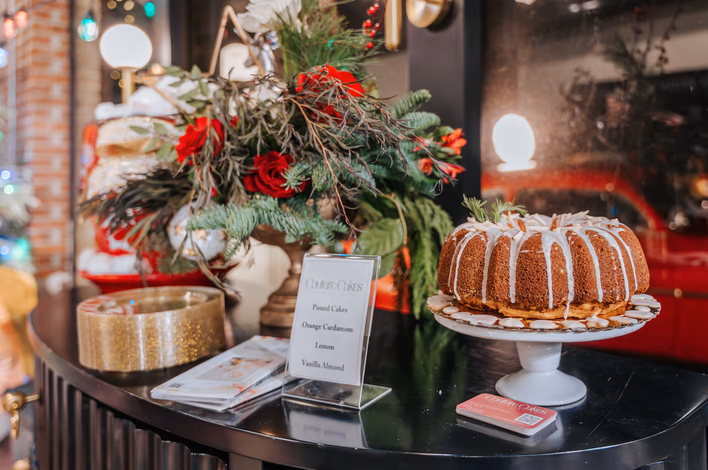 Couture Cakes at Christmas Ball hosted by the number one bridal shop in Greenville SC