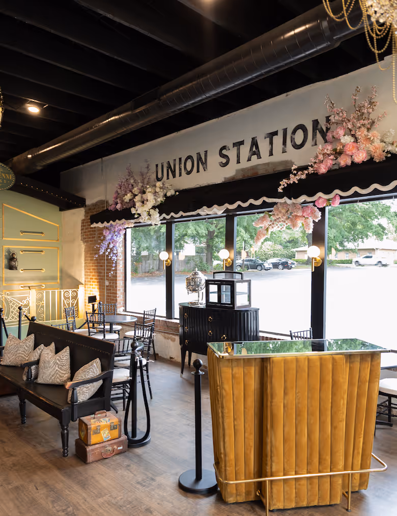 Historic details inside a bridal salon Greenville SC at Ava Laurénne Bride