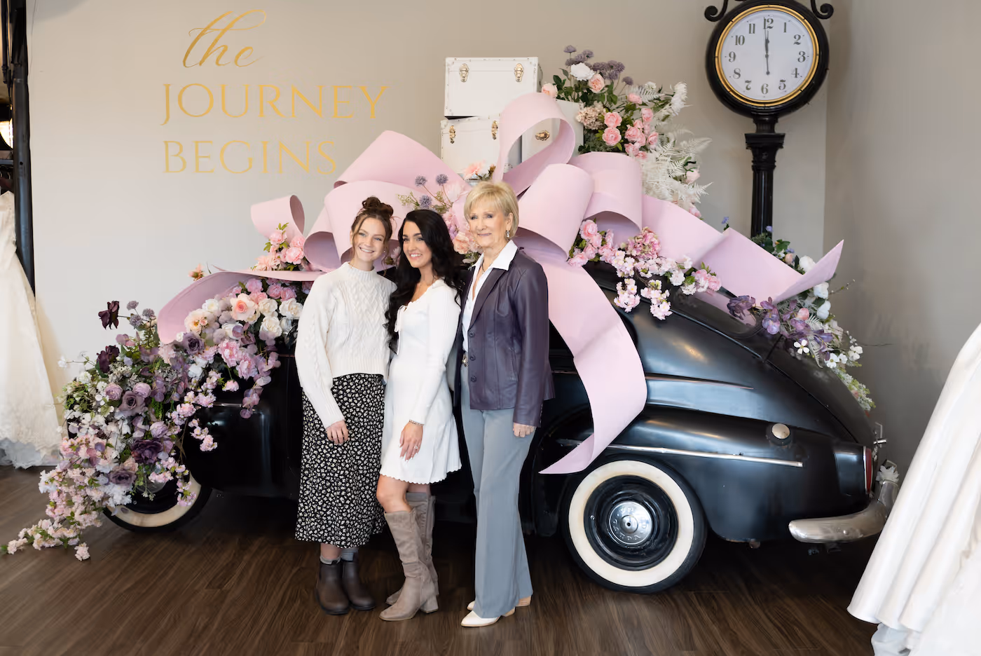 Union Station celebration space inside a bridal shop Greenville SC brides travel to experience