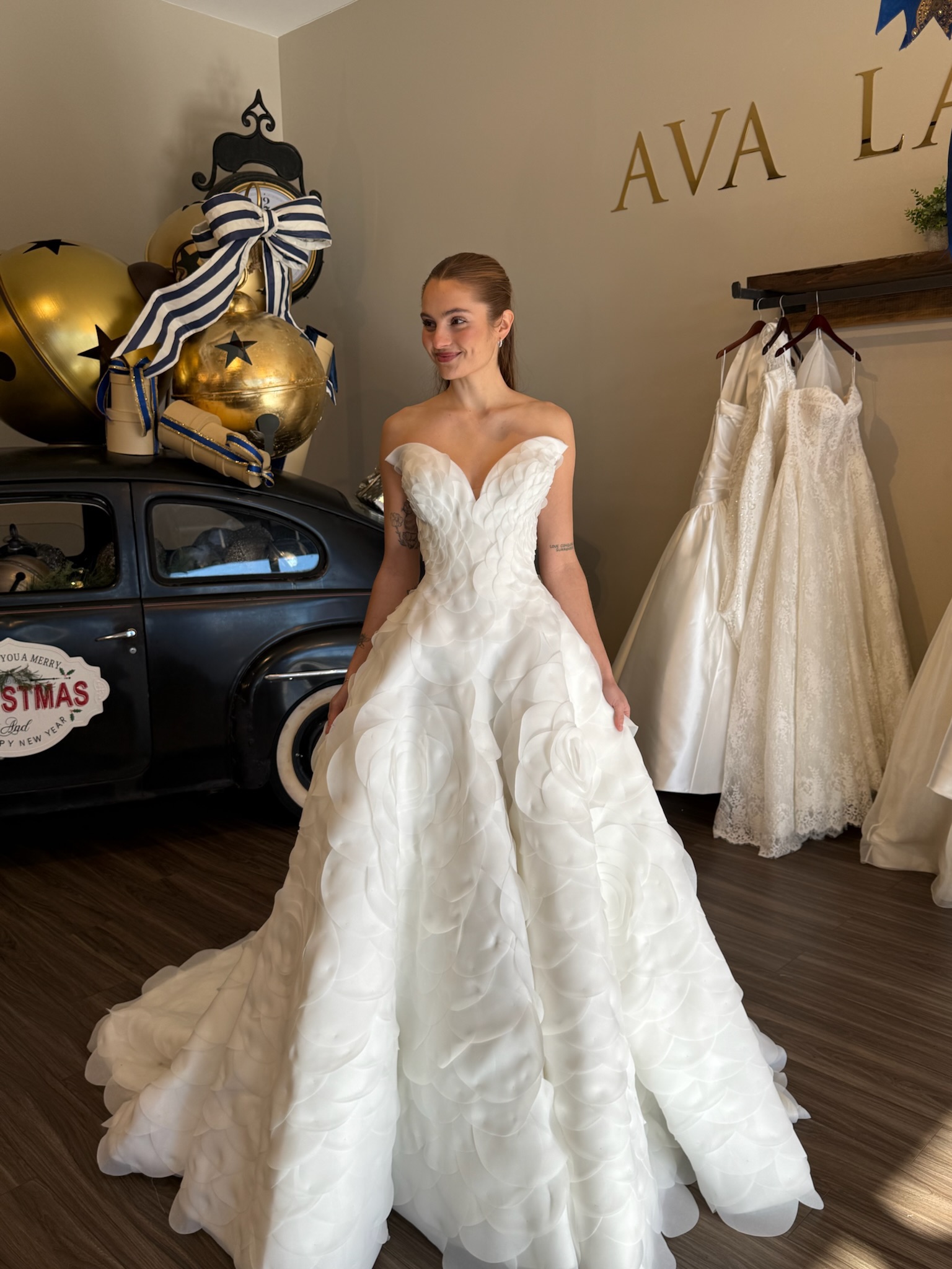 Luxury couture lea di gloria wedding dress store Greenville SC with designer wedding dresses Greenville SC
