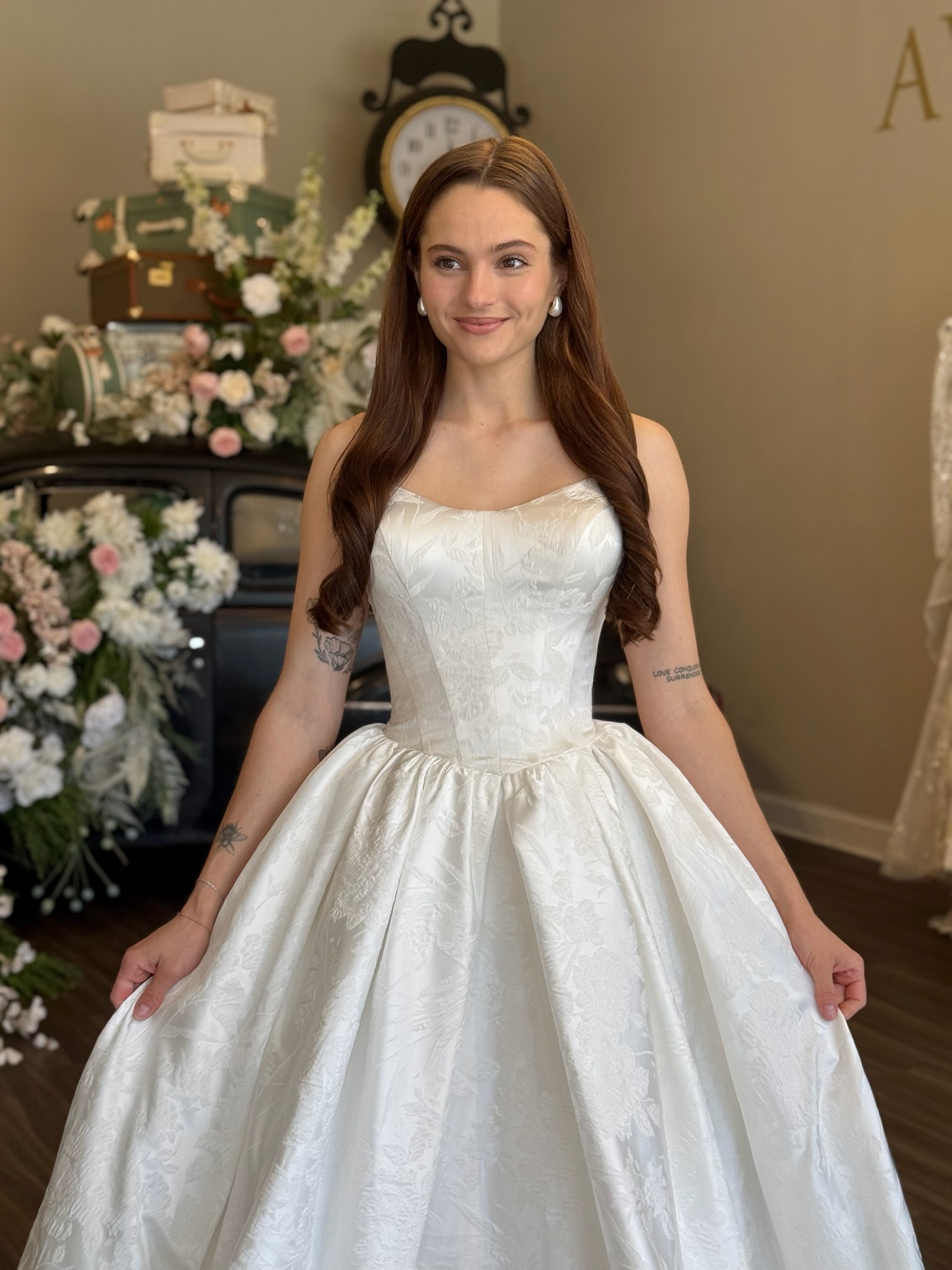 Luxury sweetheart neckline ball gown wedding dress at Ava Laurénne Bride in South Carolina