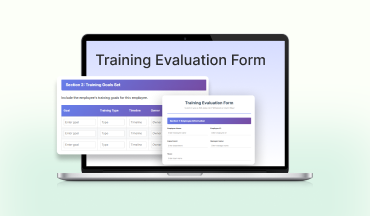 Training Evaluation Template