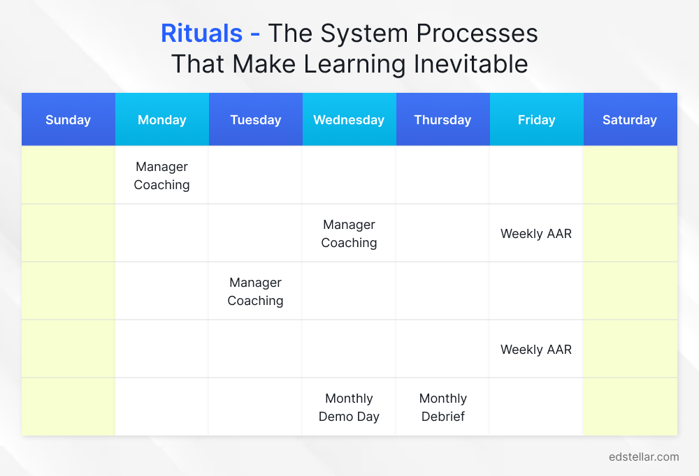 Rituals The System Processes That Make Learning Inevitable