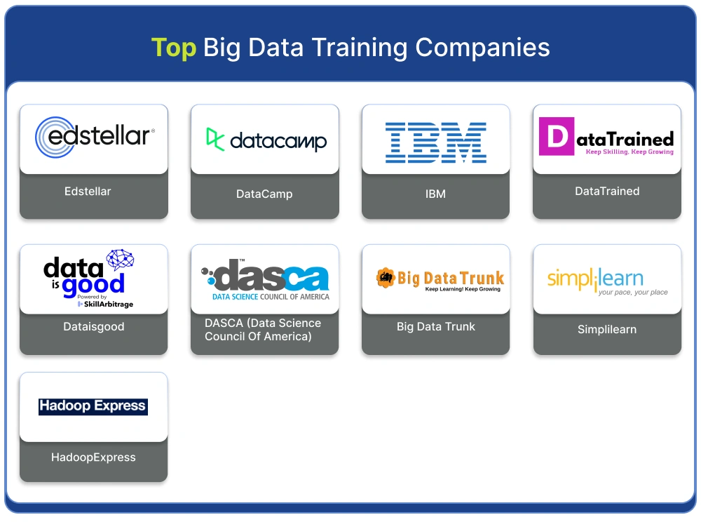 Top Big Data Training Companies