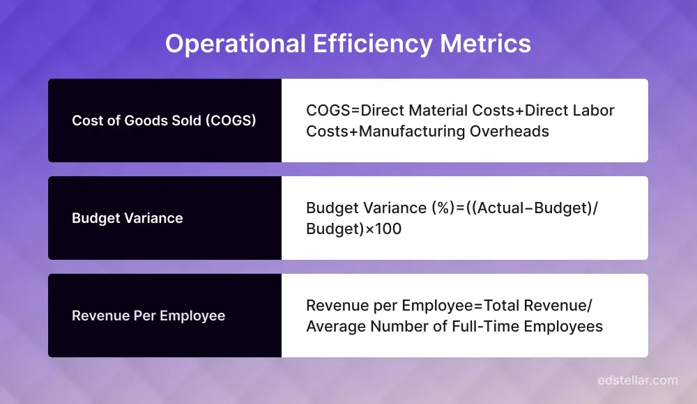 Operational Efficiency Metrics
