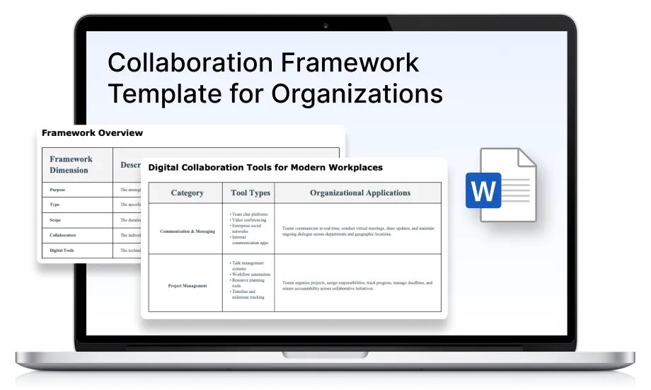 Free Collaboration Framework Template for Organizations