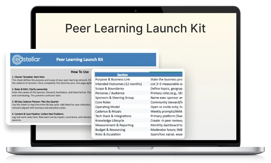 Free Peer Learning Launch Kit Template