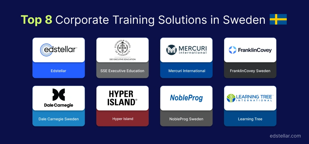 Top 8 Corporate Training Solutions in Sweden