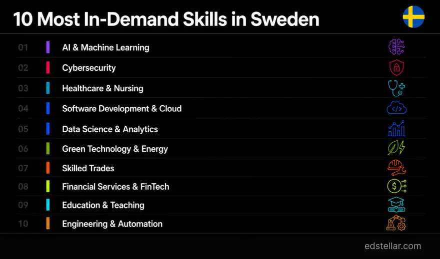 10 Key Skills in Demand Across Sweden's Job Market