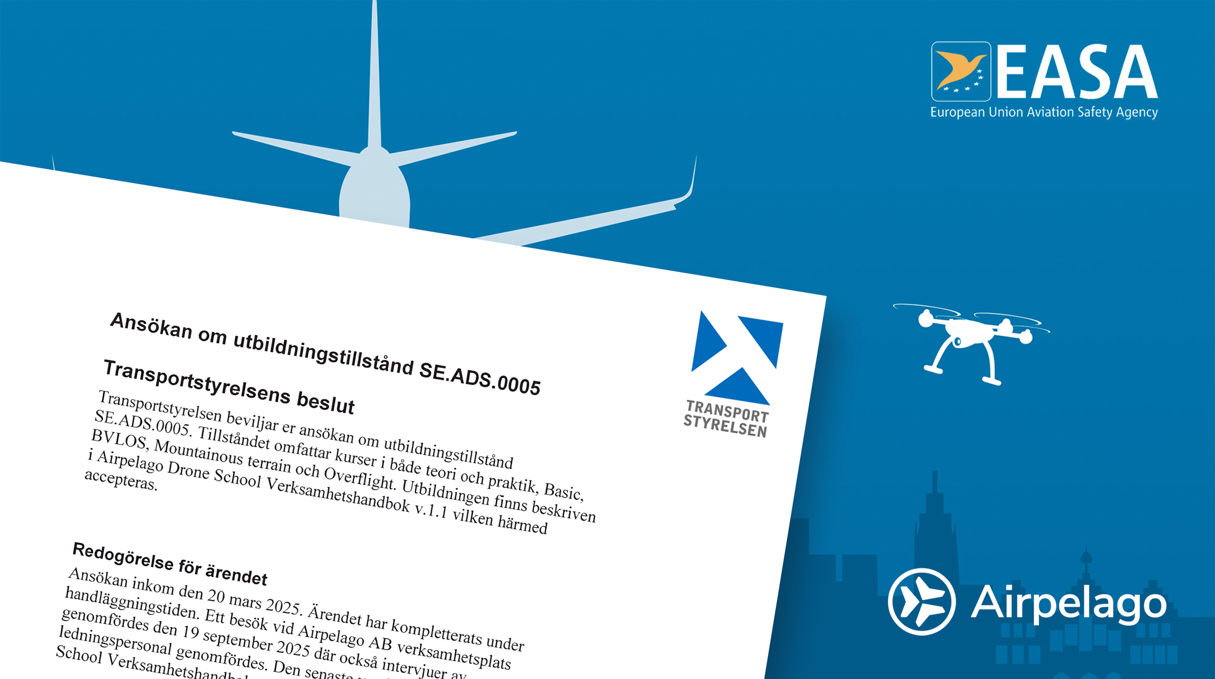 Airpelago Becomes an Authorized Drone School đ