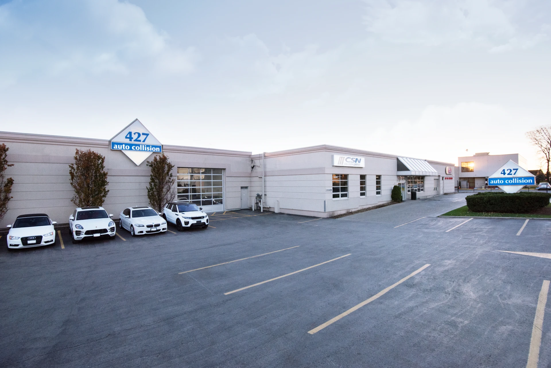 Inside the heavy‑truck and van repair facility