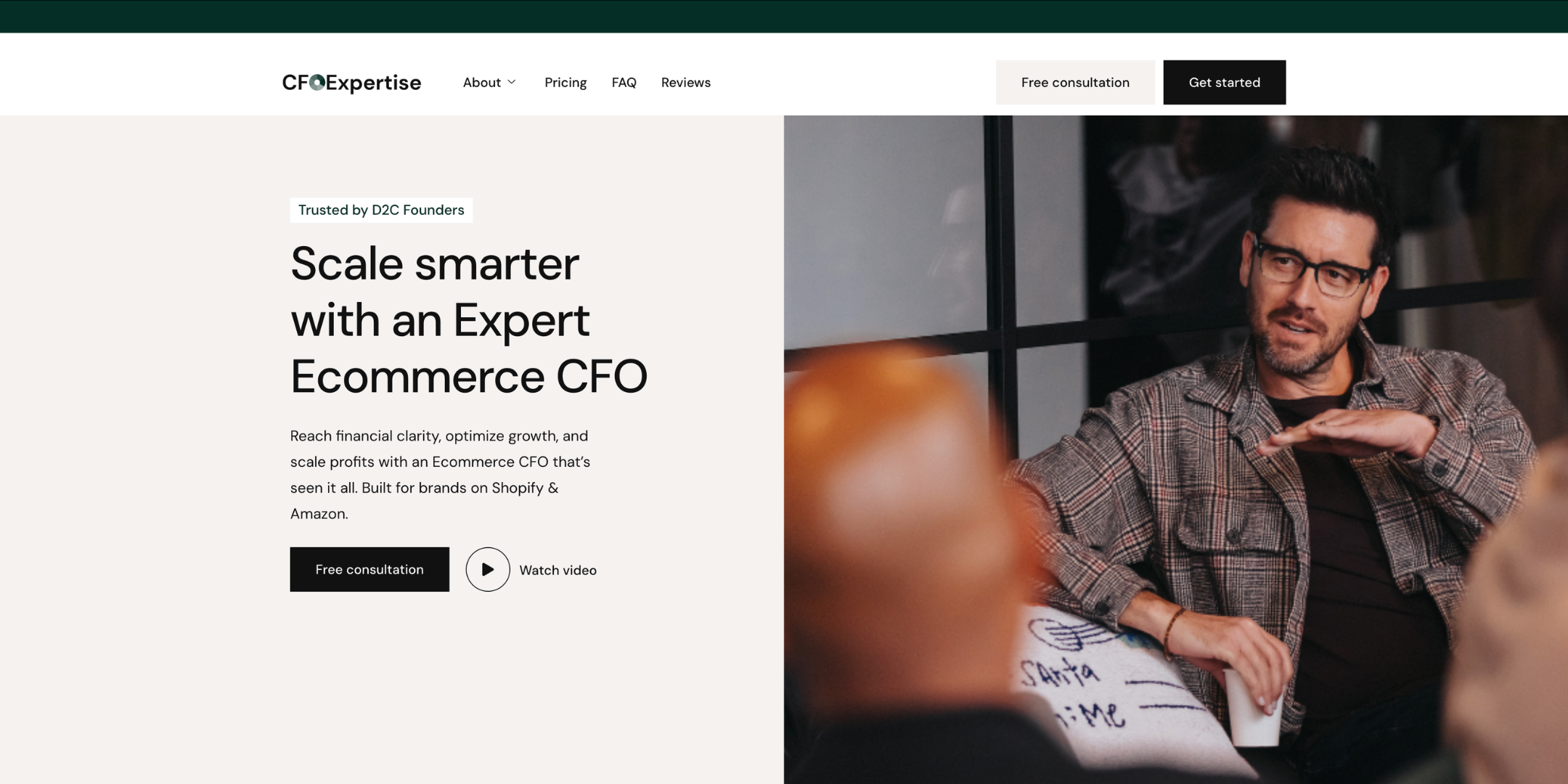 CFO Expertise logo on light grey