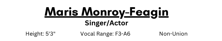 Maris Monroy-Feagin's Resume Header Image