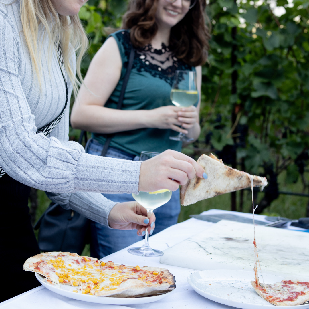 Pizzaessen mit Apperitivo