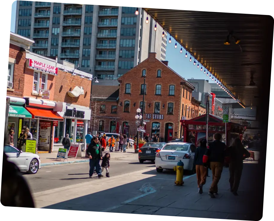 ByWard Market in Ottawa, Ontario.