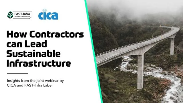 How can Contractors adopt Sustainable Infrastructure practices?