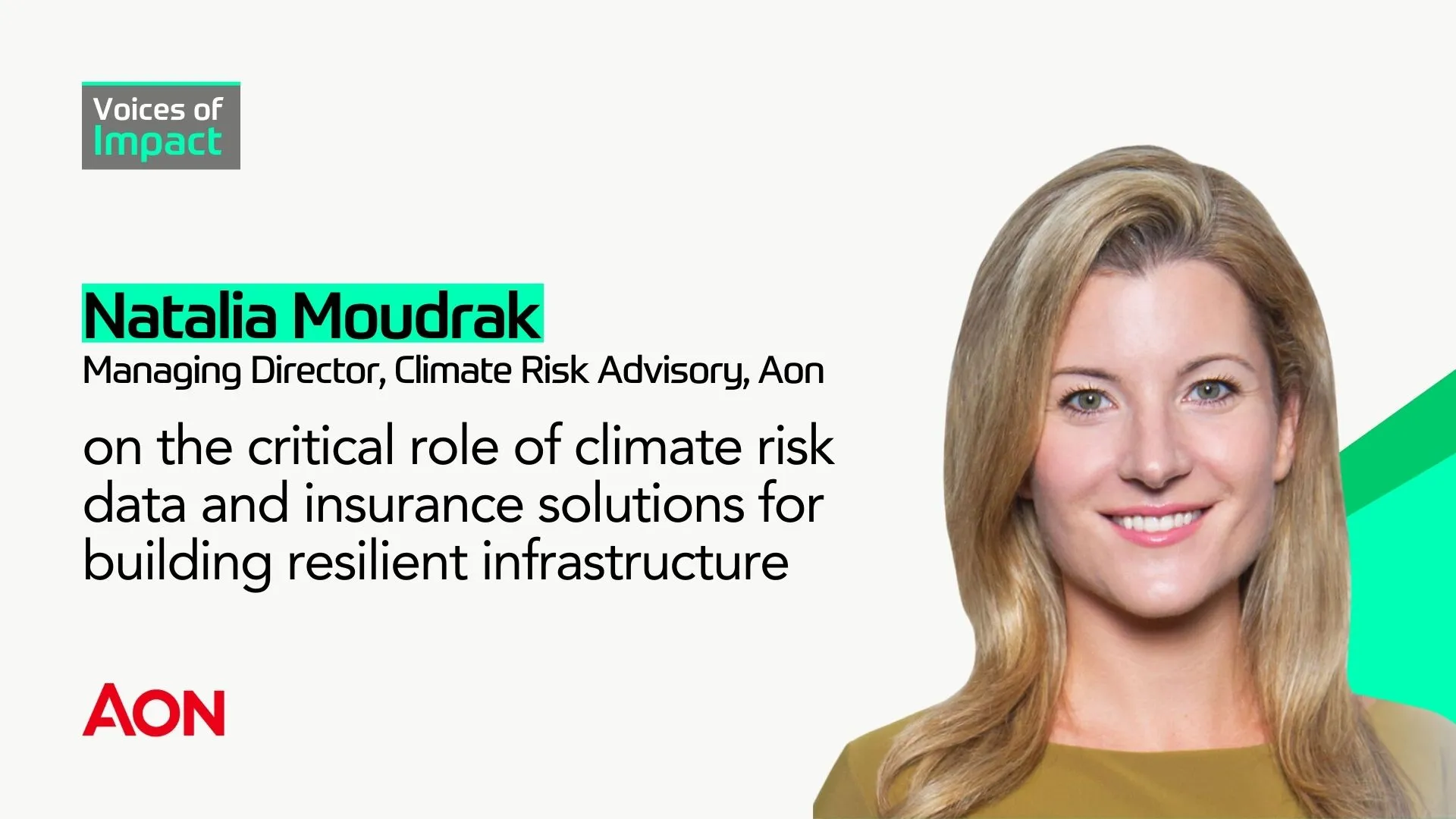 Managing Climate Risks and Building Resilient Infrastructure: 3 Questions with Natalia Moudrak