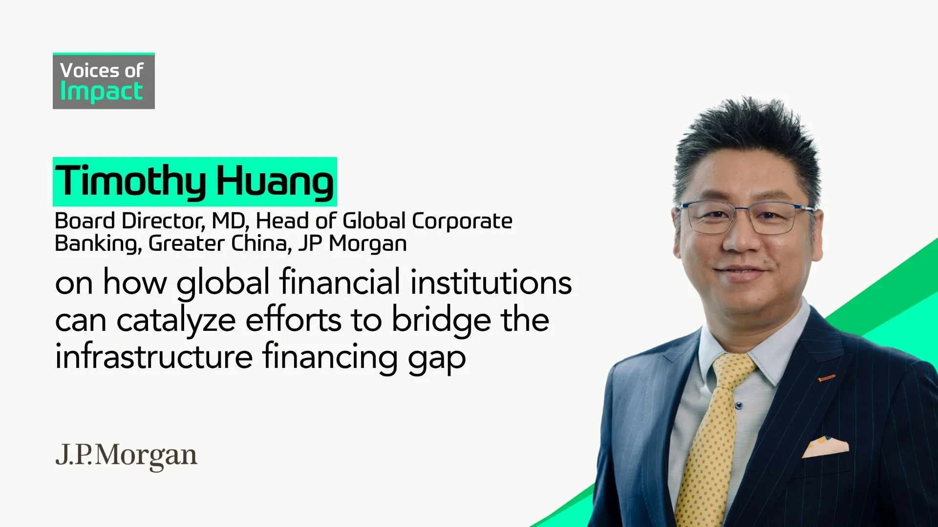 The Role of Multilateral Development Banks in Advancing Resilient Infrastructure in Asia: Insights from Timothy Huang