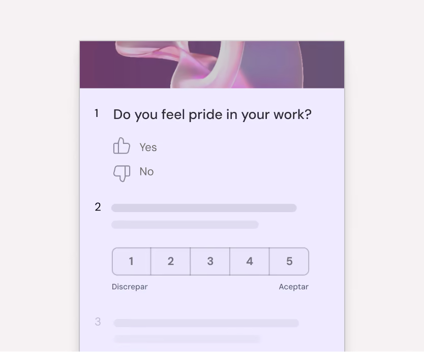 Send a survey built for the small screen, answered in seconds