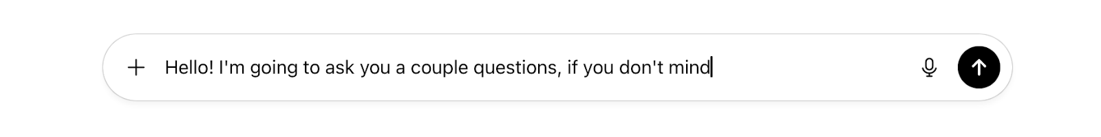 A screenshot of the ChatGPT chat boxA screenshot of the ChatGPT chat box