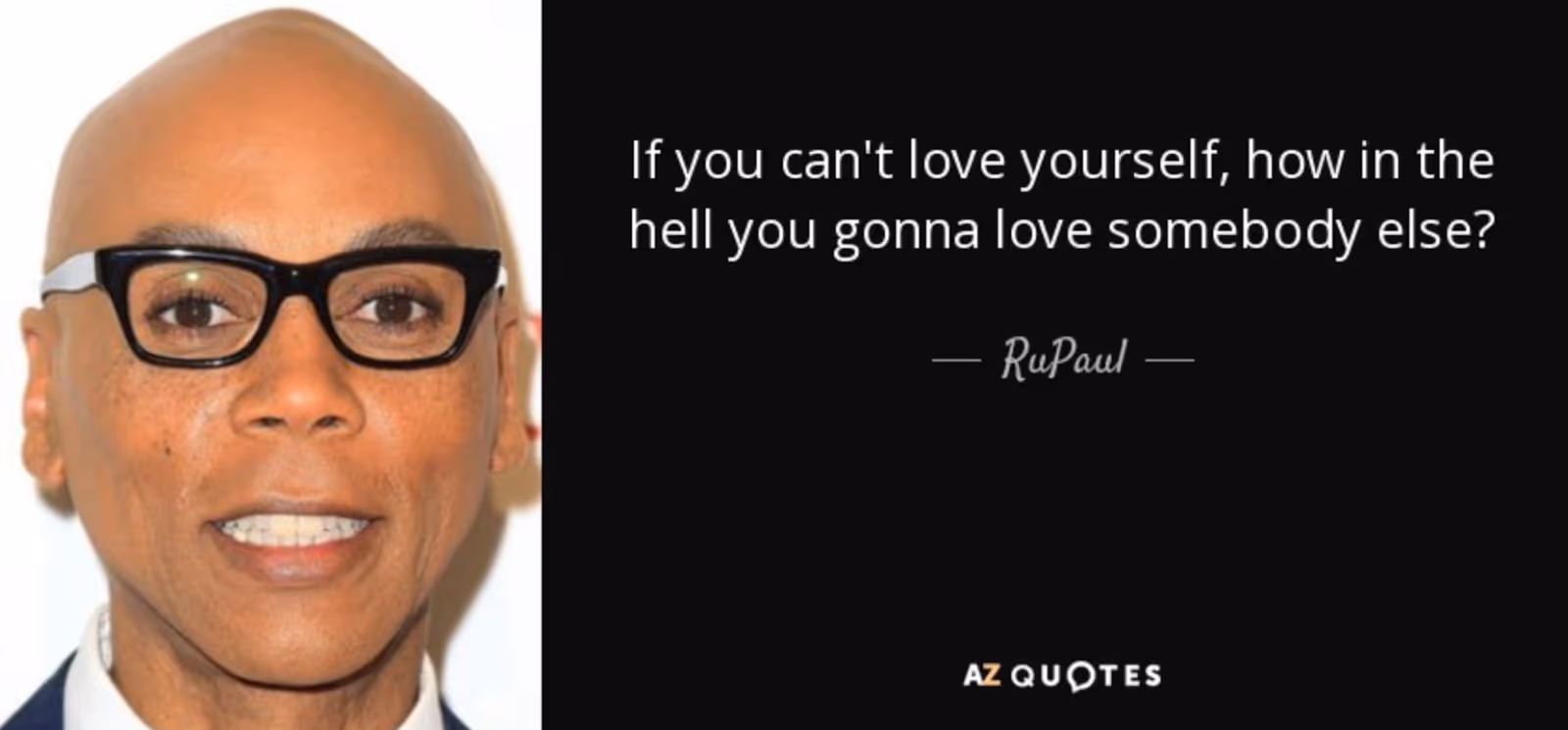 Portrait of RuPaul used to illustrate the importance of clear self-marketing