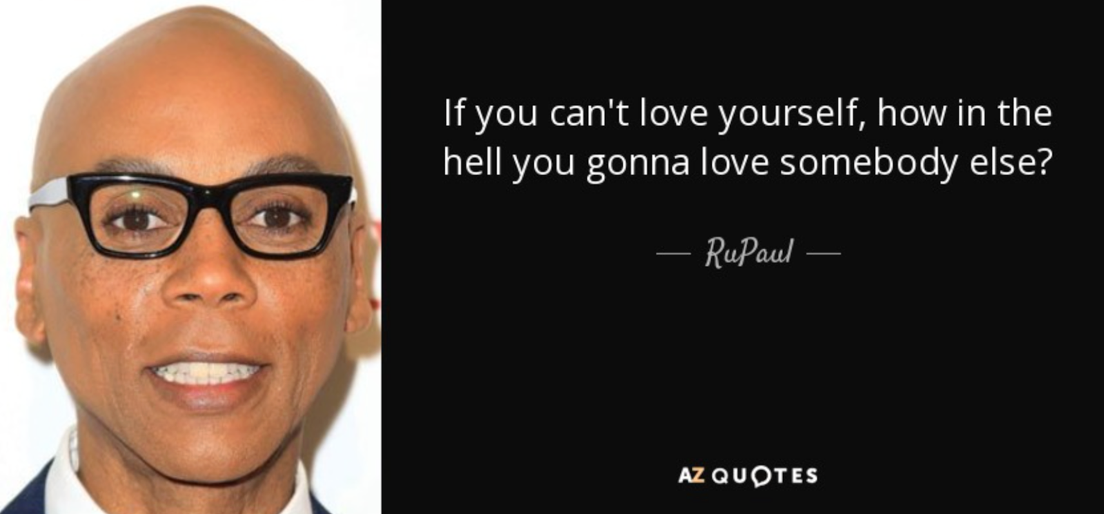 Portrait of RuPaul used to illustrate the importance of clear self-marketing