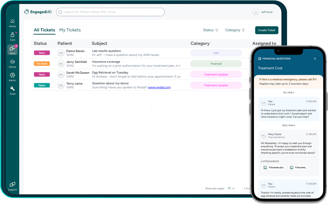 Introducing EngagedMD Messaging