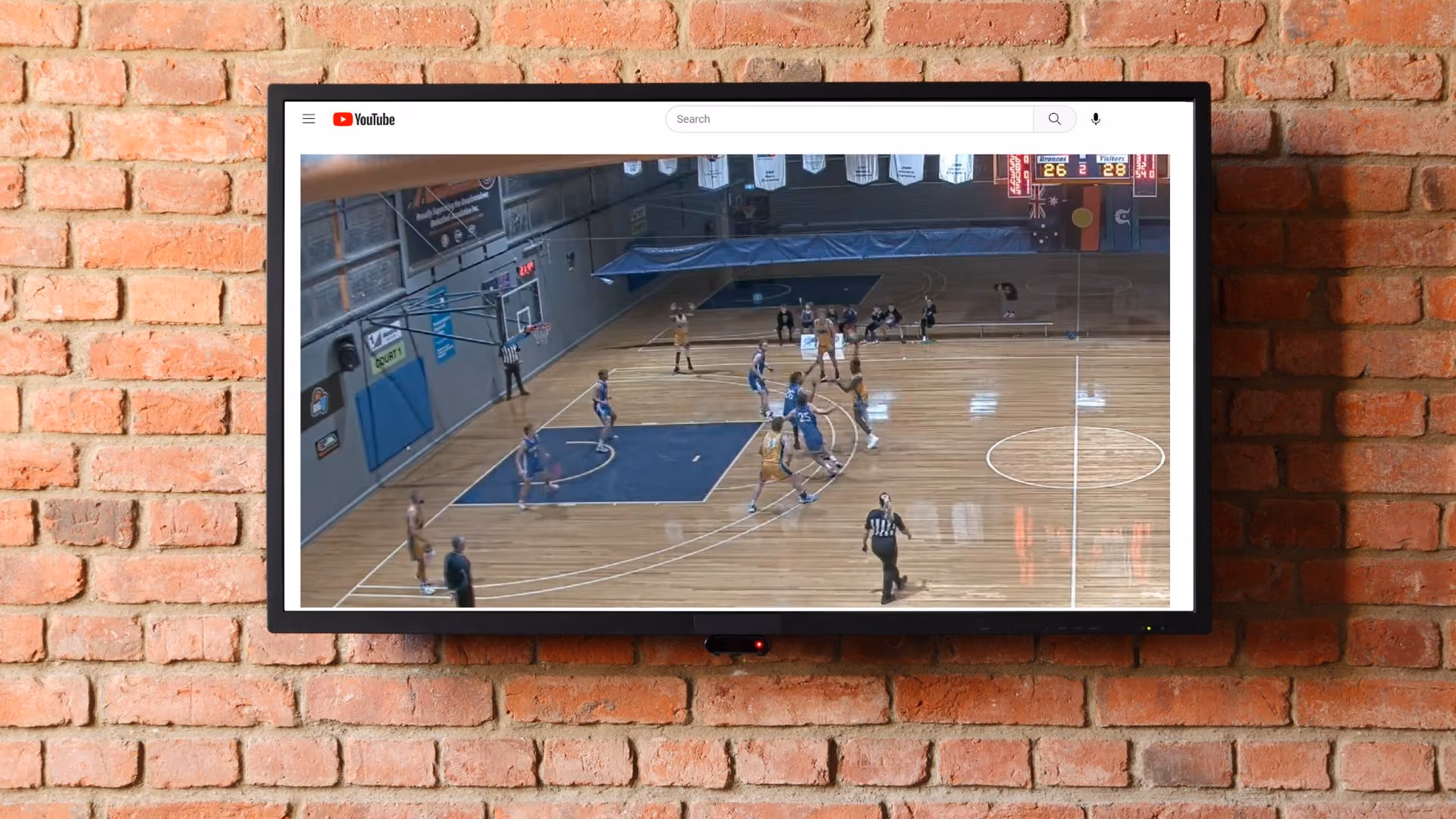 Screen showing live stream captured by Glory League platform