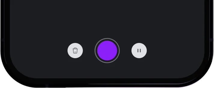 Captions voice cloning interface