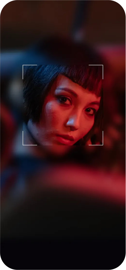 AI Rotoscoping Captions app interface