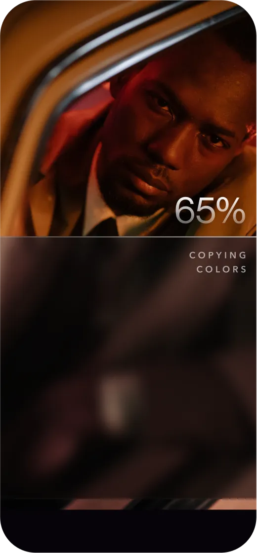 AI Color Grading Captions app interface
