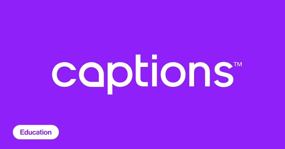 Captions Logo