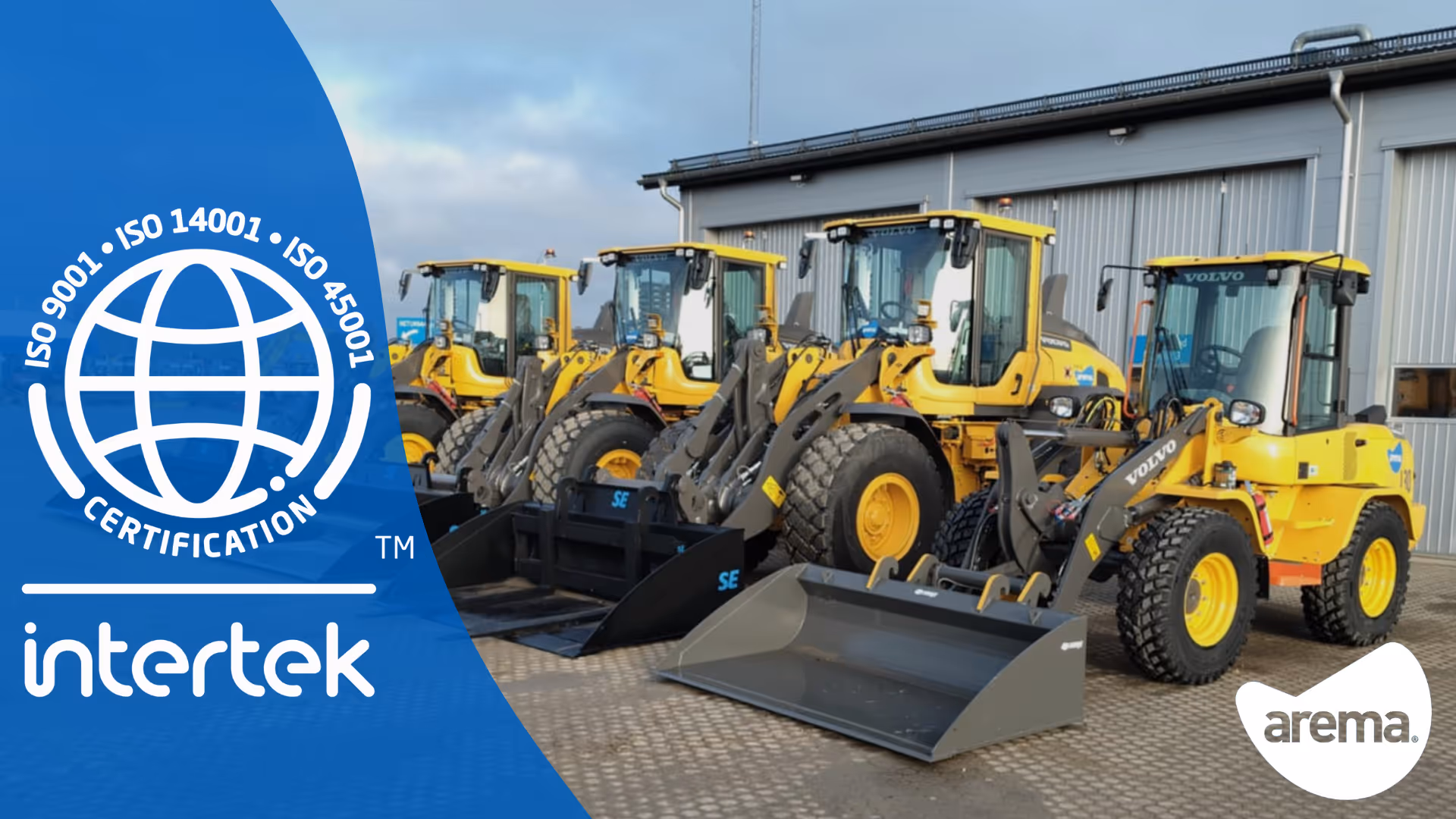 Arema Heavy Rental – Nu ISO-certifierade