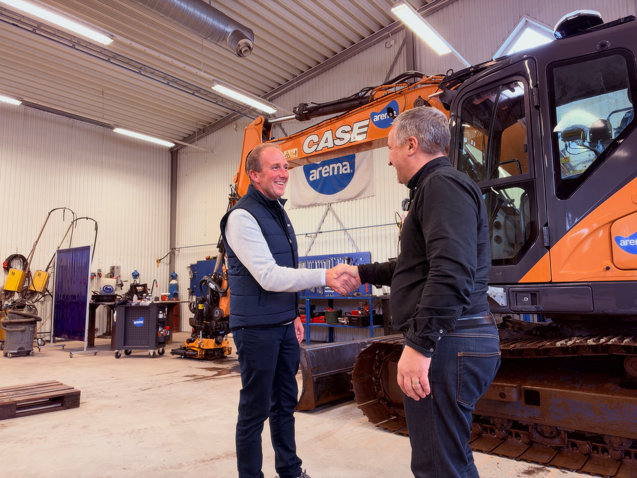 Renta förenas med Arema Heavy Rental Sverige
