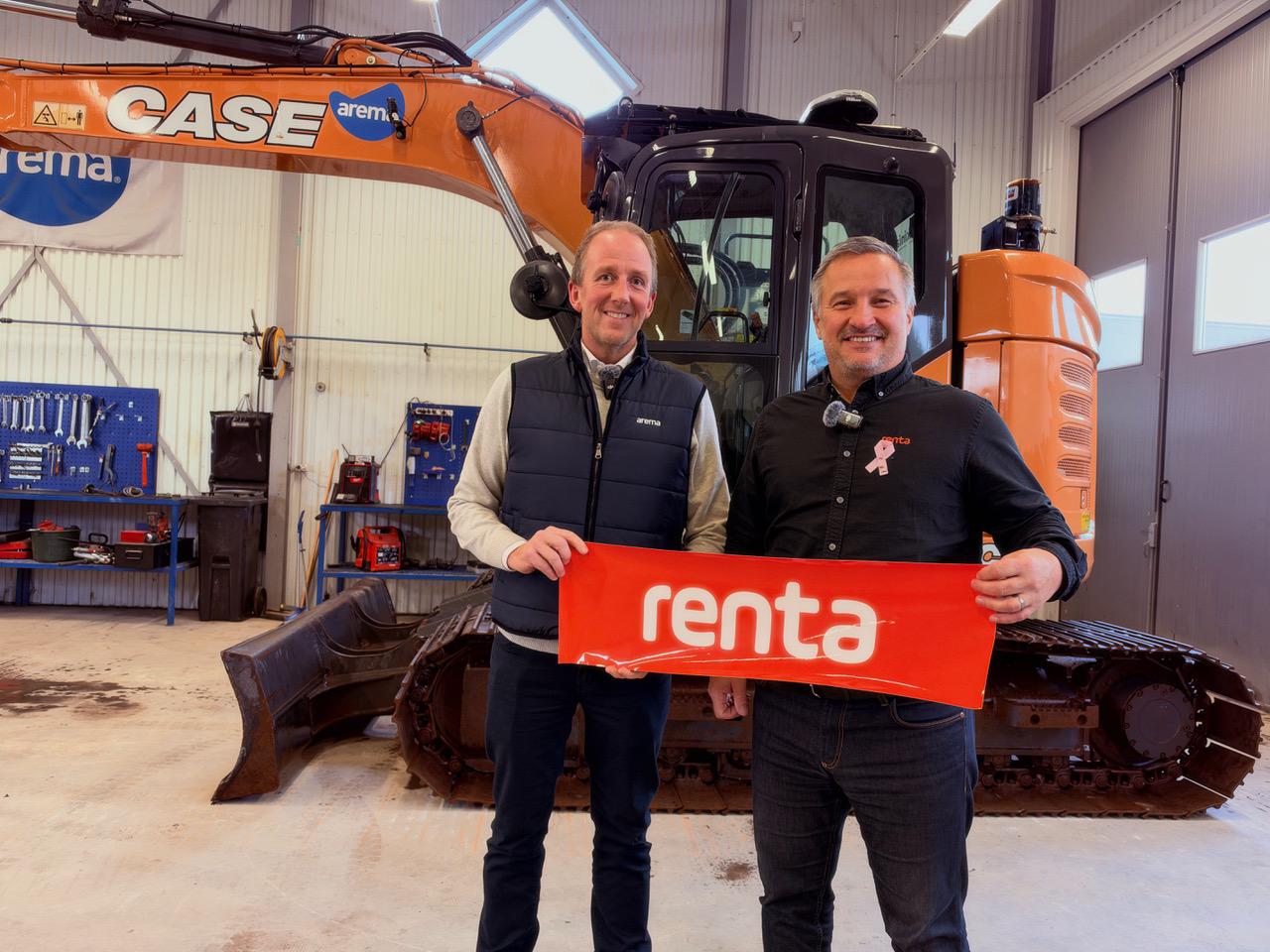 Renta förenas med Arema Heavy Rental Sverige