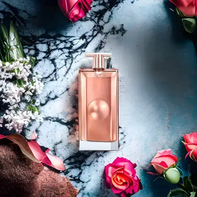 product photography AI perfume brand