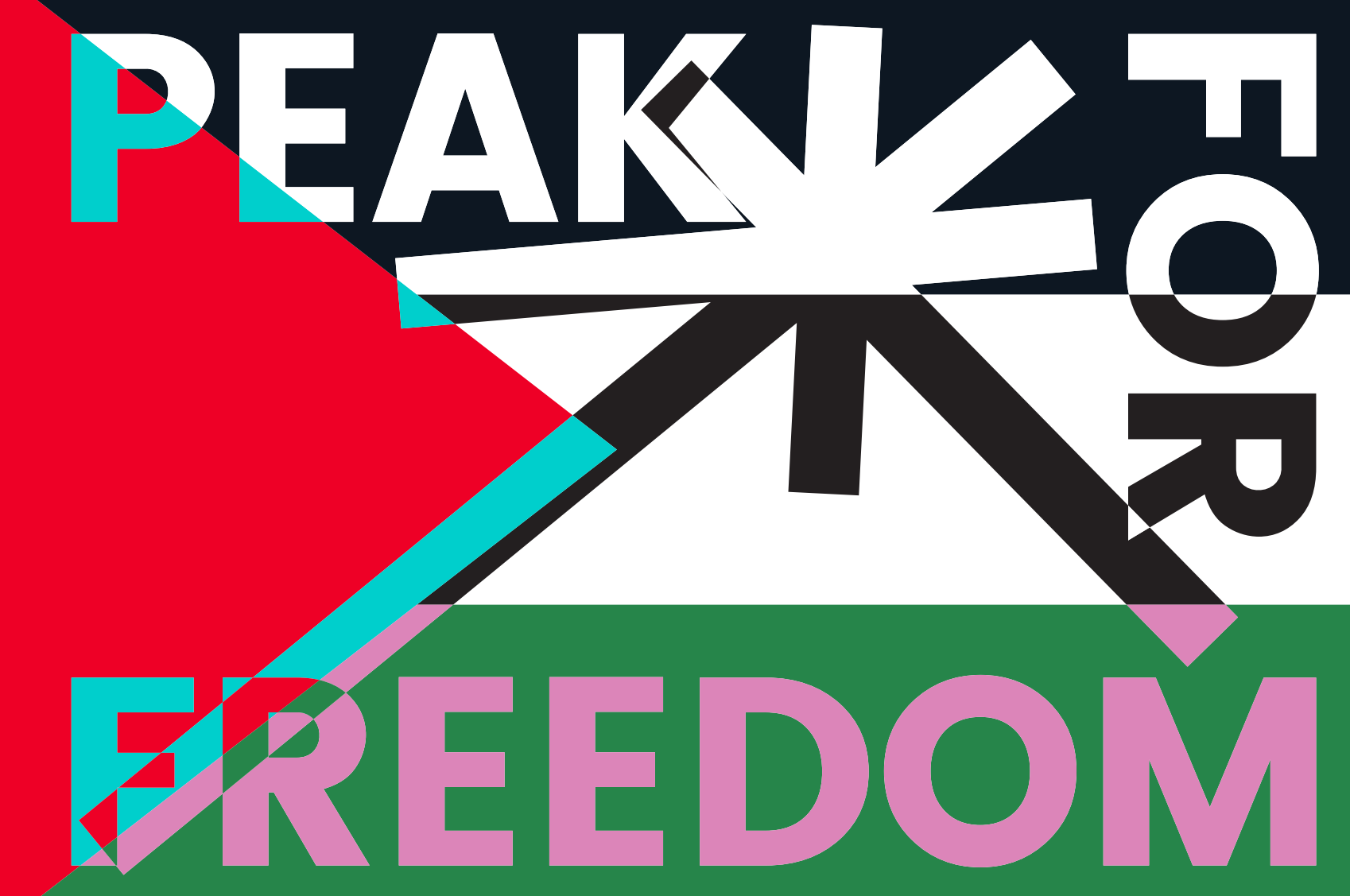 JAW Peak for Freedom Flag