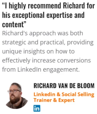 Client testimonial