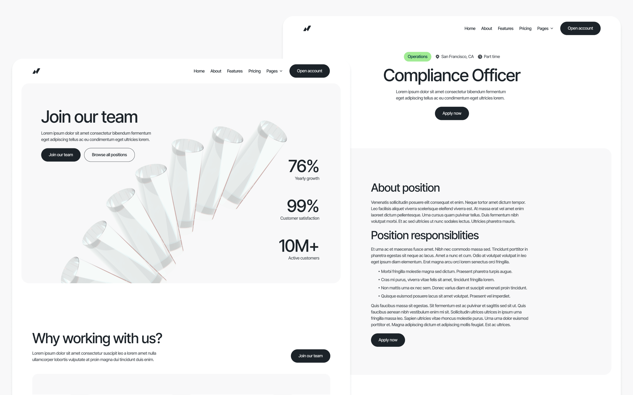 Plantilla de Banca Digital para Webflow CMS