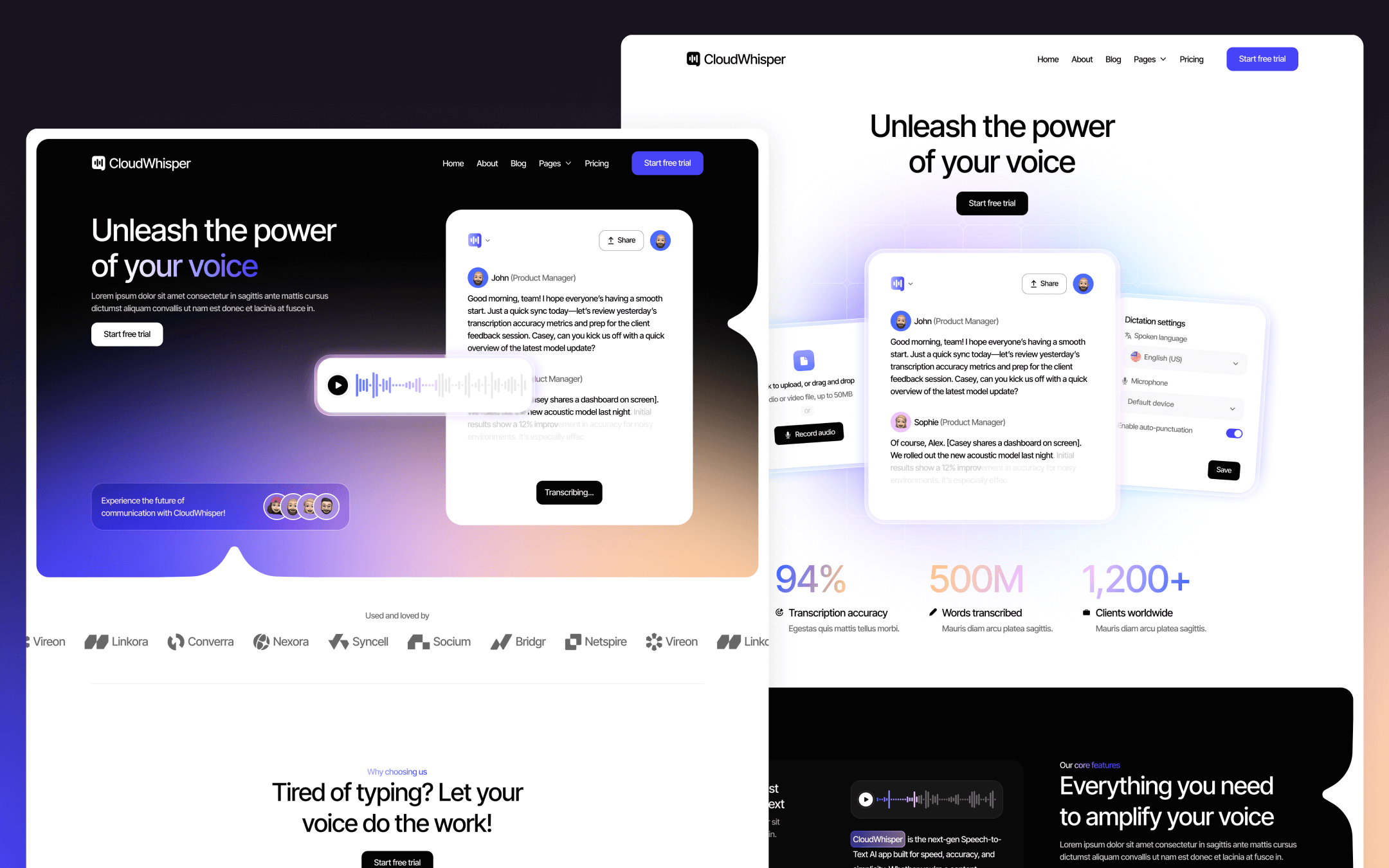 Template de IA Web para Webflow