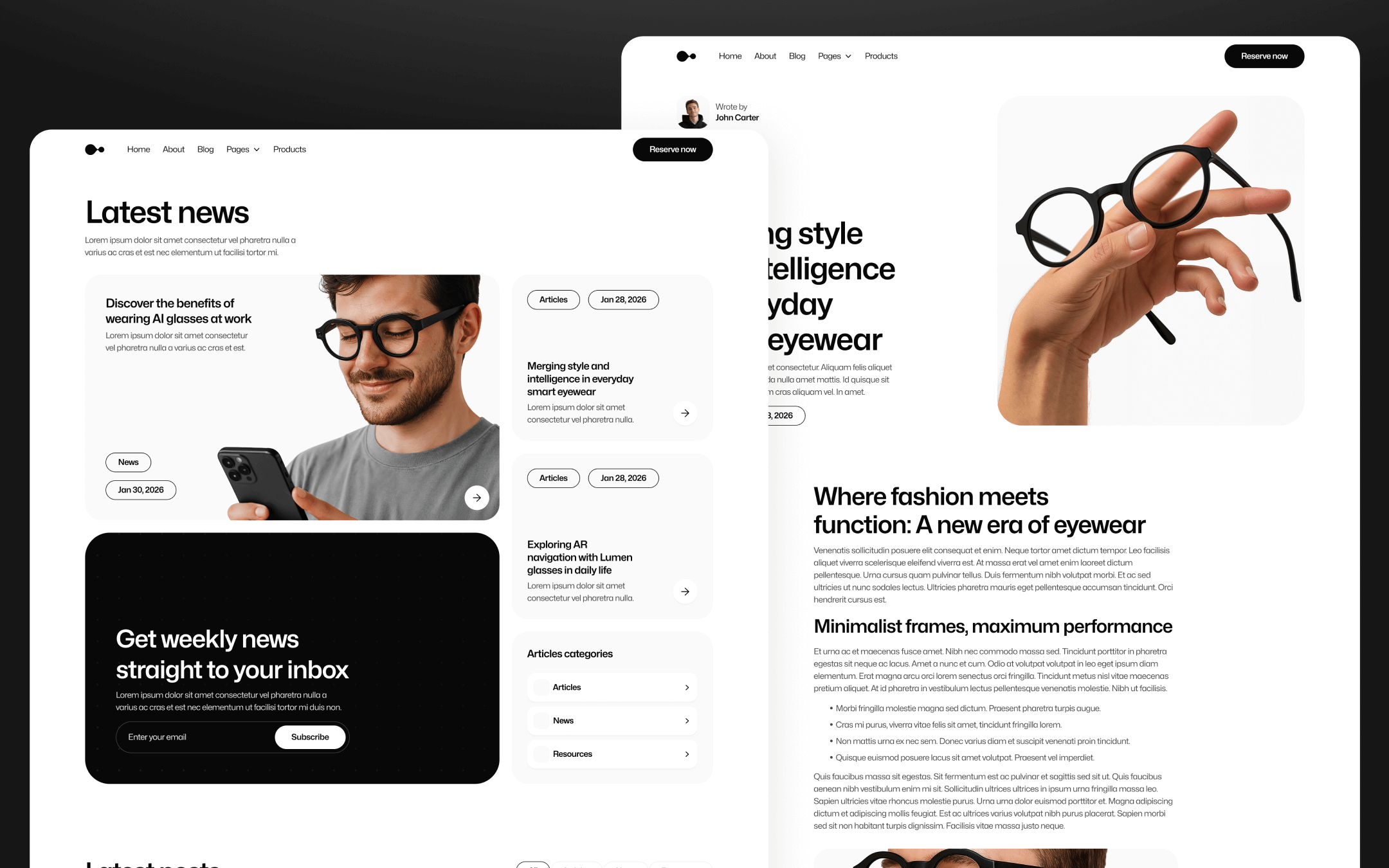 Plantilla para Webflow de Dispositivo Inteligente